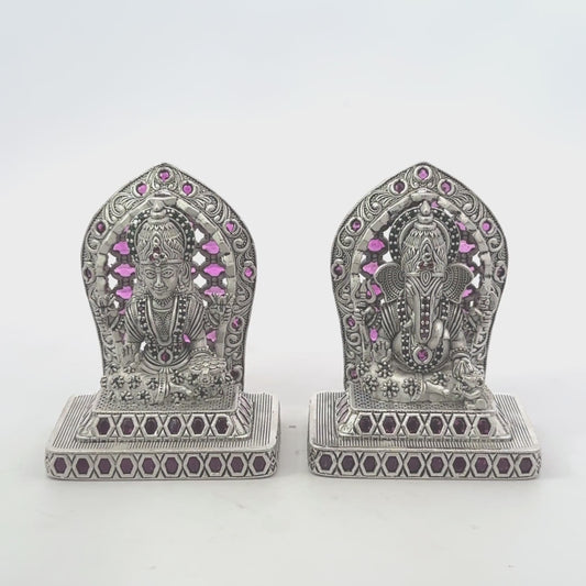 Silver Lakshmi Ganesh – 117 GM
