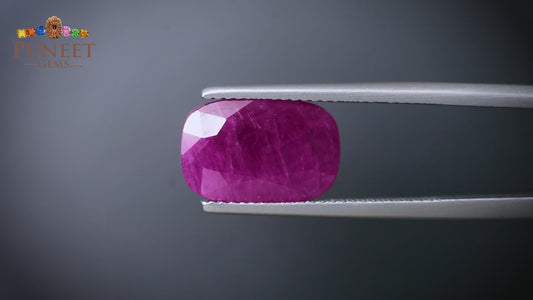 Natural Mozambique Ruby 6.04 Ct Certified