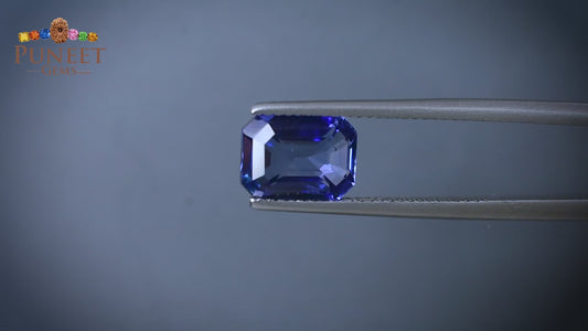 Natural Blue Sapphire (Neelam) 3.54 Ct – Certified