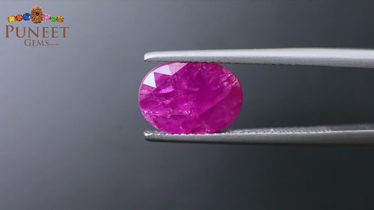 Natural Burma Ruby (Manik) 4.12 CT Certified