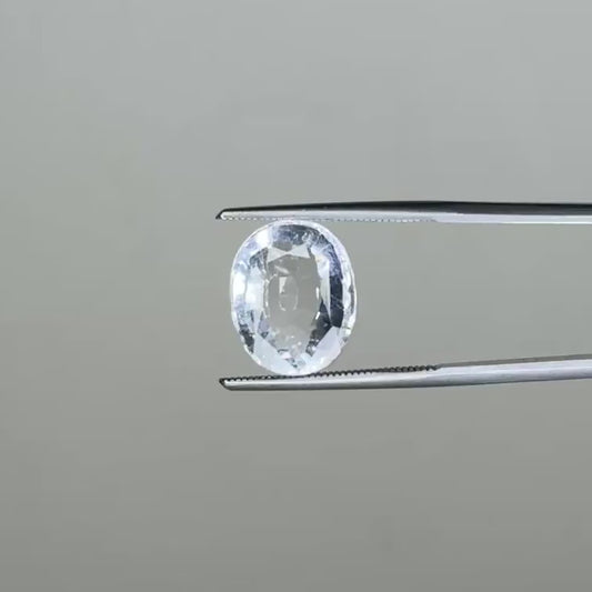 Natural White Topaz 6.50 Ct – Certified Gemstone