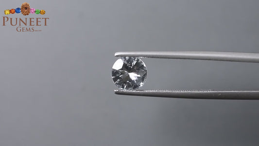 Natural White Sapphire 1.49 Ct – Certified Gemstone