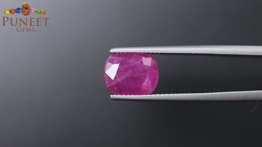 Natural Mozambique Ruby 4.90 Ct Certified