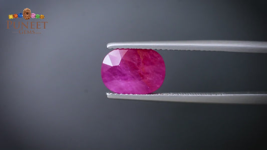 Natural Mozambique Ruby 4.60 Ct Certified