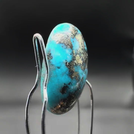 Natural Firoza (Turquoise) 11.81 CT – Certified Gemstone