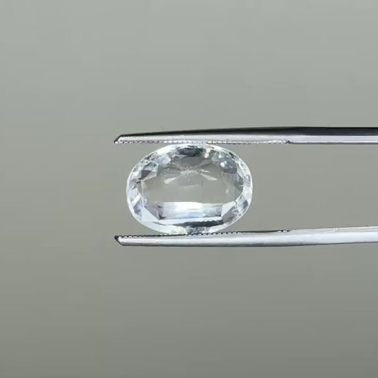 Natural White Topaz 5.90 Ct – Certified Gemstone