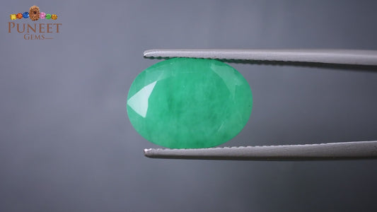 Natural Emerald (Panna) 6.21 CT – Certified Premium Gemstone