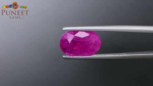 Natural Burma Ruby 6.48 Ct – Certified Gemstone