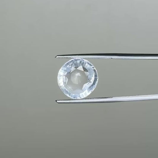 Natural White Topaz 7.98 Ct – Certified Gemstone