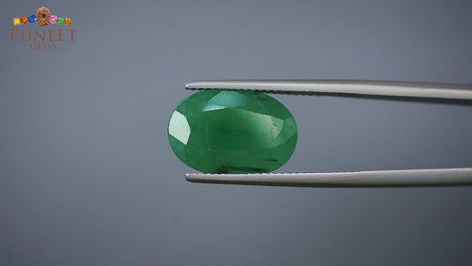 Natural Emerald (Panna) 5.86 CT – Certified Premium Gemstone