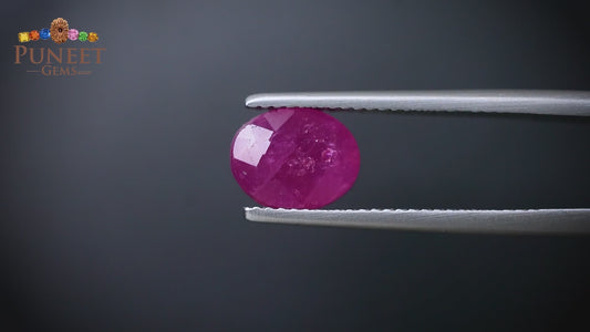 Natural Mozambique Ruby 3.48 Ct Certified