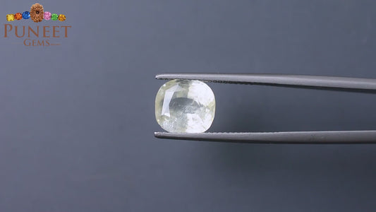 Natural Yellow Sapphire (Pukhraj) 5.42 CT - Certified