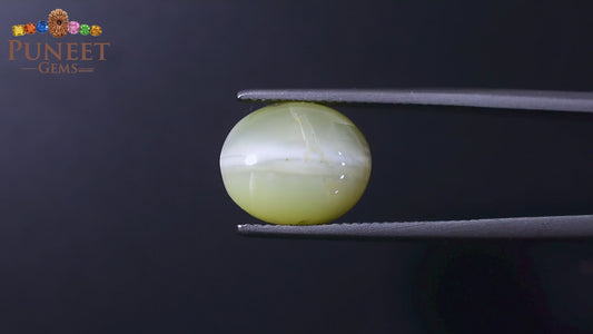 Natural Cat's Eye (Lehsunia) 8.32 CT - Certified