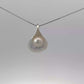Natural Moti (Pearl) Pendant in Pure Silver – Certified Moon Gemstone for Peace & Emotional Balance