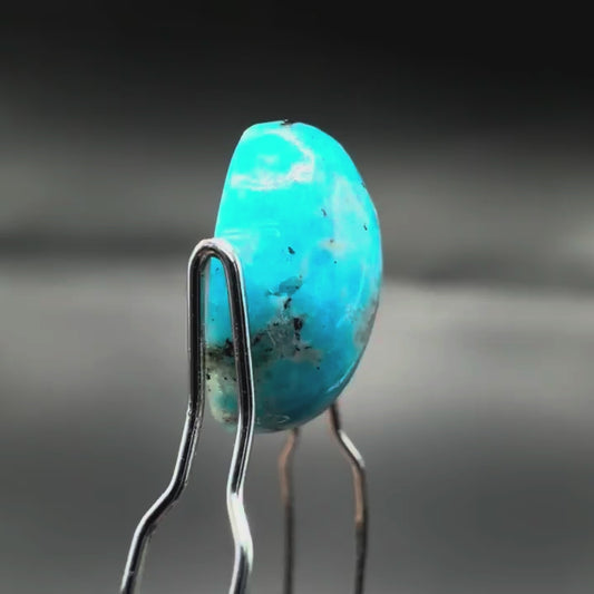 Natural Firoza (Turquoise) 5.71 CT – Certified Gemstone