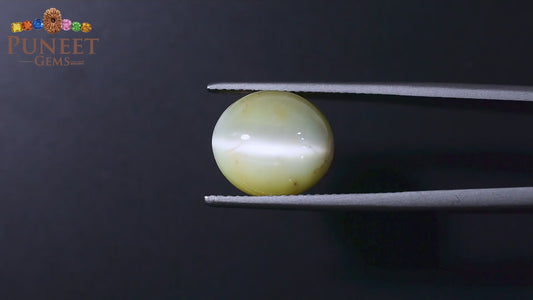 Natural Cat's Eye (Lehsunia) 10.39 CT - Certified