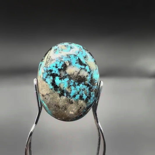 Natural Firoza (Turquoise) 8.10 CT – Certified Gemstone