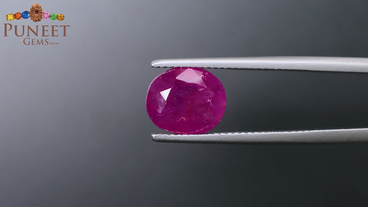 Natural Burma Ruby 5.88 Ct – Certified Gemstone