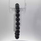 Natural Black Sulemani Agate Cutting Gemstone Bracelet – Bold Style with Protective Energy