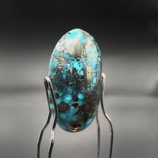 Natural Firoza (Turquoise) 11.95 CT – Certified Gemstone