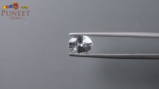 Natural White Sapphire 2.28 Ct – Certified Gemstone