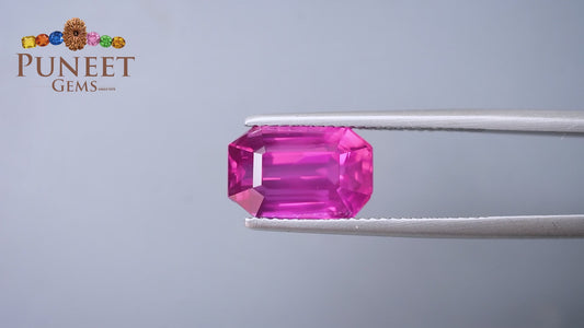 Natural Mozambique Ruby 7.03 Ct Certified