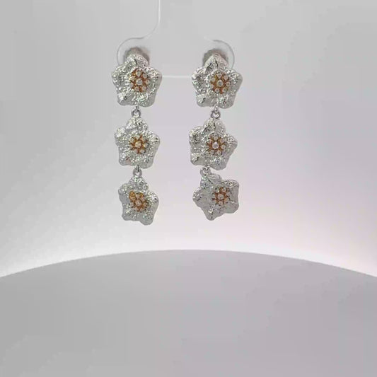 Italian Sterling Silver Earrings – Pure Elegance, Perfectly Crafted 4.830 gm