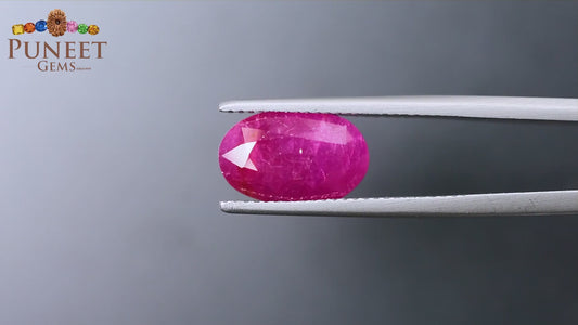 Natural Mozambique Ruby 4.46 Ct Certified