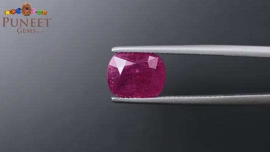 Natural Mozambique Ruby 4.01 Ct Certified
