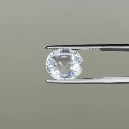 Natural White Topaz 7.76 Ct – Certified Gemstone