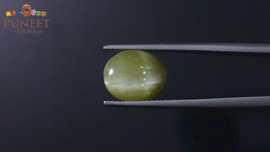 Natural Cat's Eye (Lehsunia) 7.34 CT - Certified