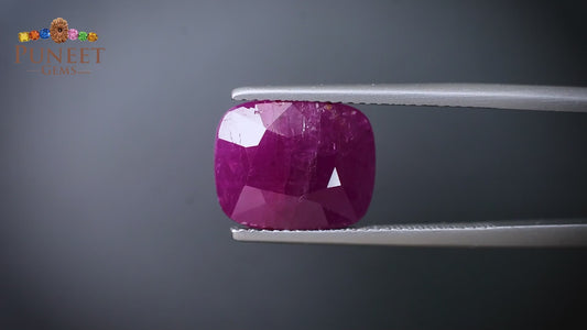 Natural Mozambique Ruby 9.22 Ct Certified