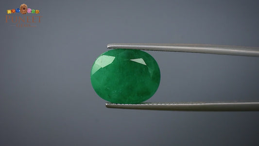 Natural Emerald (Panna) 8.20 CT – Certified Premium Gemstone