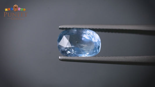 Natural Blue Sapphire (Neelam) 4.03 Ct – Certified