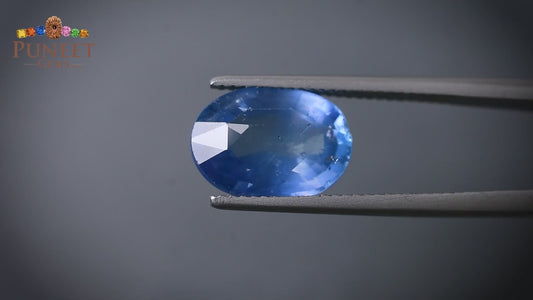 Natural Blue Sapphire (Neelam) 6.30 Ct – Certified