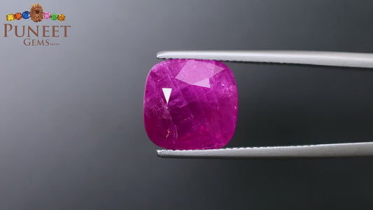 Natural Burma Ruby 10.55 Ct – Certified Gemstone