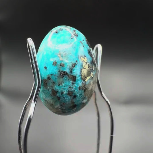 Natural Firoza (Turquoise) 7.20 CT – Certified Gemstone