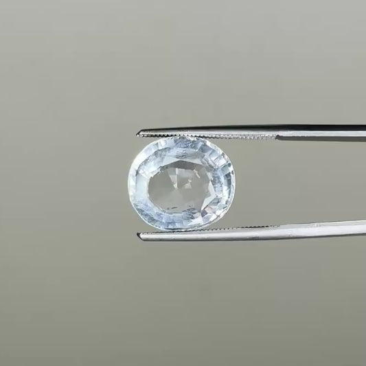 Natural White Topaz 9.26 Ct – Certified Gemstone