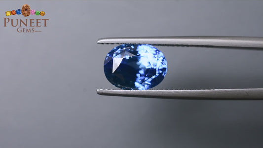 Natural Blue Sapphire (Neelam) 6.03 Ct – Certified