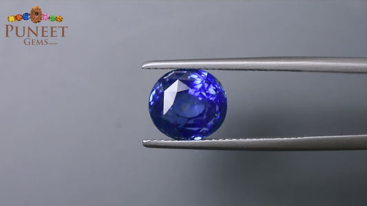 Natural Blue Sapphire (Neelam) 7.52 Ct – Certified