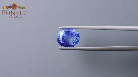 Natural Blue Sapphire (Neelam) 6.38 Ct – Certified Premium Gemstone