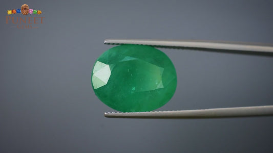 Natural Emerald (Panna) 10.78 CT – Certified Premium Gemstone