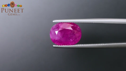 Natural Burma Ruby 6.37 Ct – Certified Gemstone