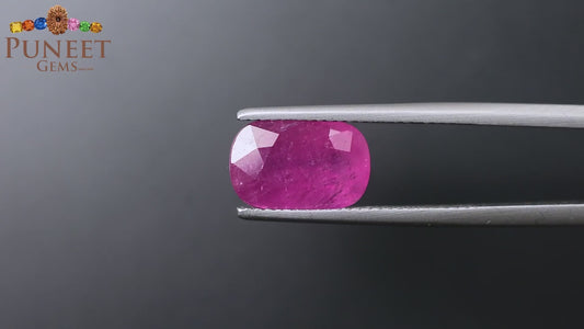 Natural Mozambique Ruby 4.77 Ct Certified