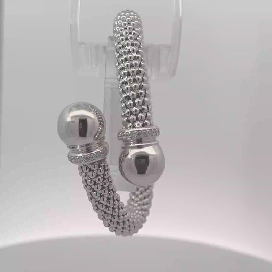 Italian Sterling Silver Bracelet – Timeless Elegance 29.049 gm