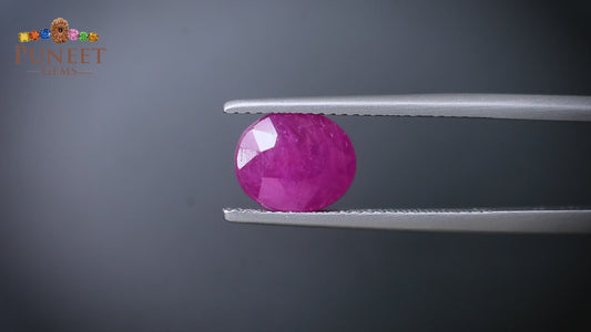 Natural Mozambique Ruby 4.03 Ct Certified