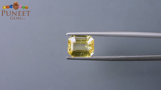 Natural Yellow Sapphire (Pukhraj) 4.29 CT - Certified
