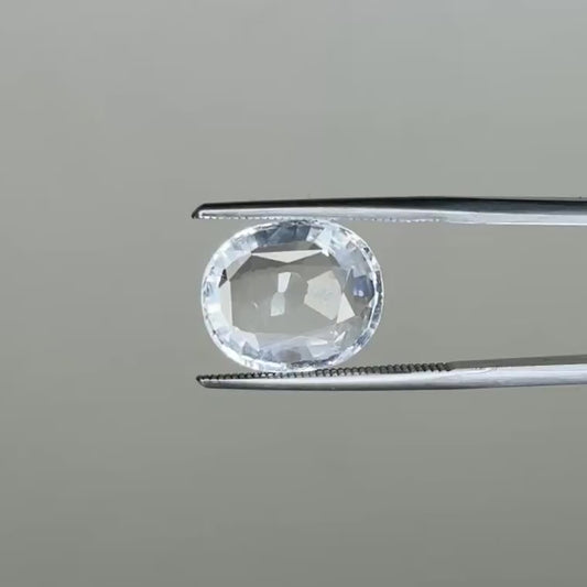Natural White Topaz 6.22 Ct – Certified Gemstone