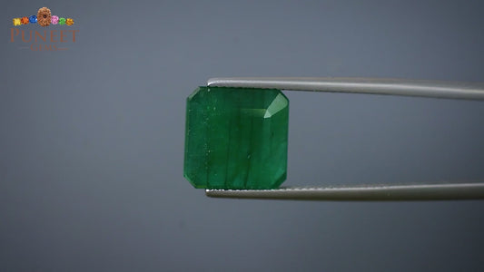 Natural Emerald (Panna) 6.18 CT – Certified Premium Gemstone