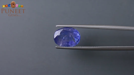 Natural Blue Sapphire (Neelam) 6.57 Ct – Certified Premium Gemstone
